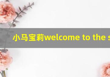 小马宝莉welcome to the show